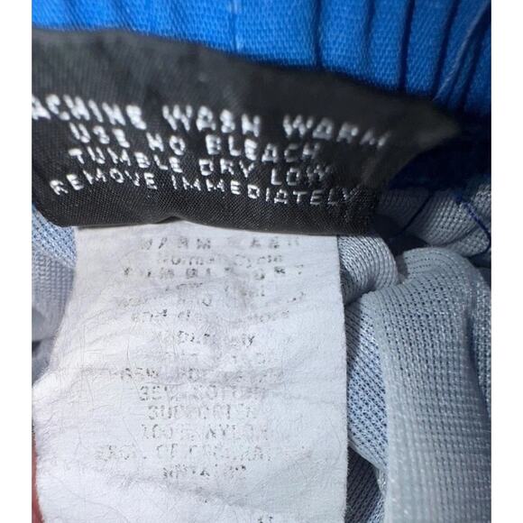 VTG Off The Wall Men’s Nylon Running Shorts Blue Red White Lined SZ Small 80s - Picture 3 of 9